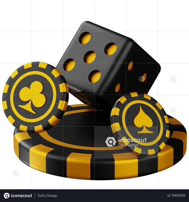 Lot de jeux de casino 1  3D Icon