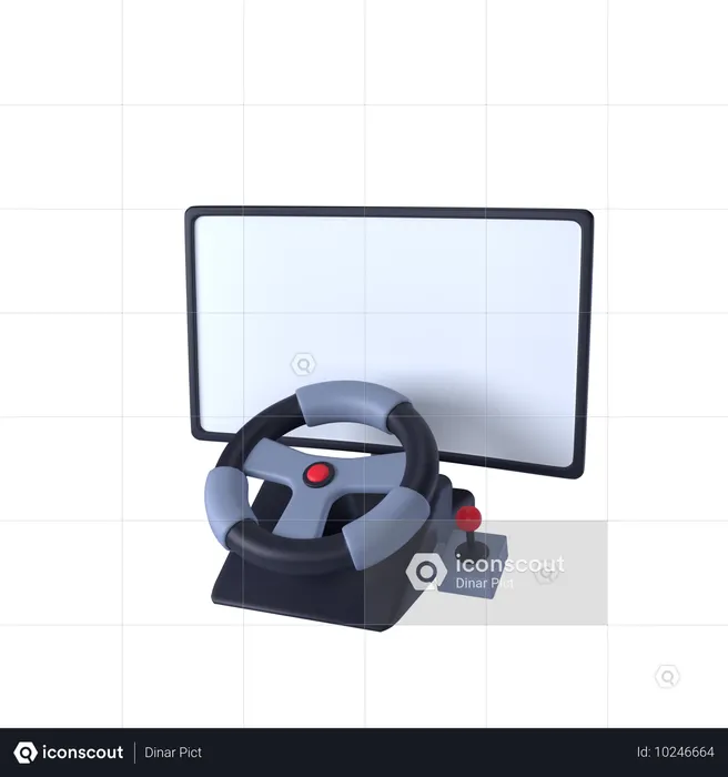 Jeu de voiture  3D Icon