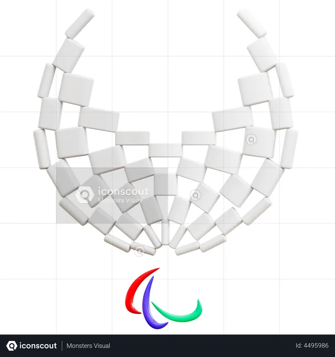 Jeux paralympiques  3D Icon