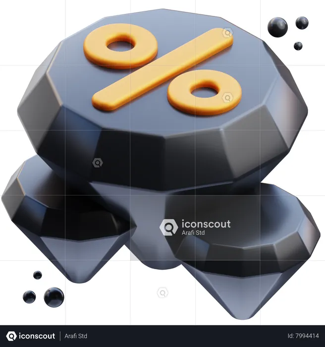 Jewelry Discount  3D Icon