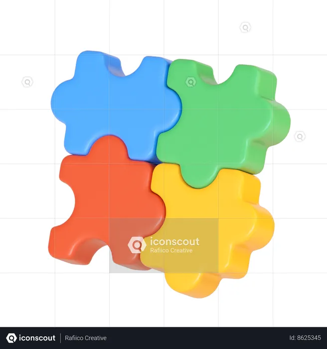 Jigsaw  3D Icon