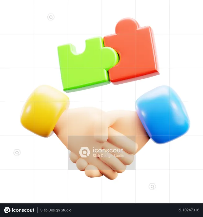 Jigsaw Deal  3D Icon