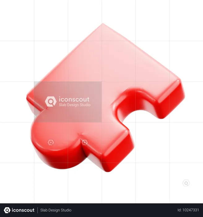 Jigsaw Piece  3D Icon