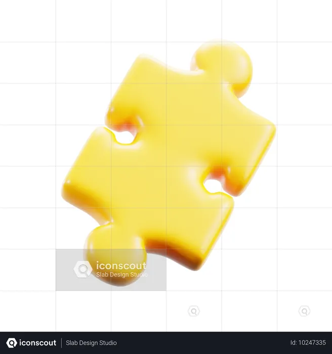Jigsaw Piece  3D Icon