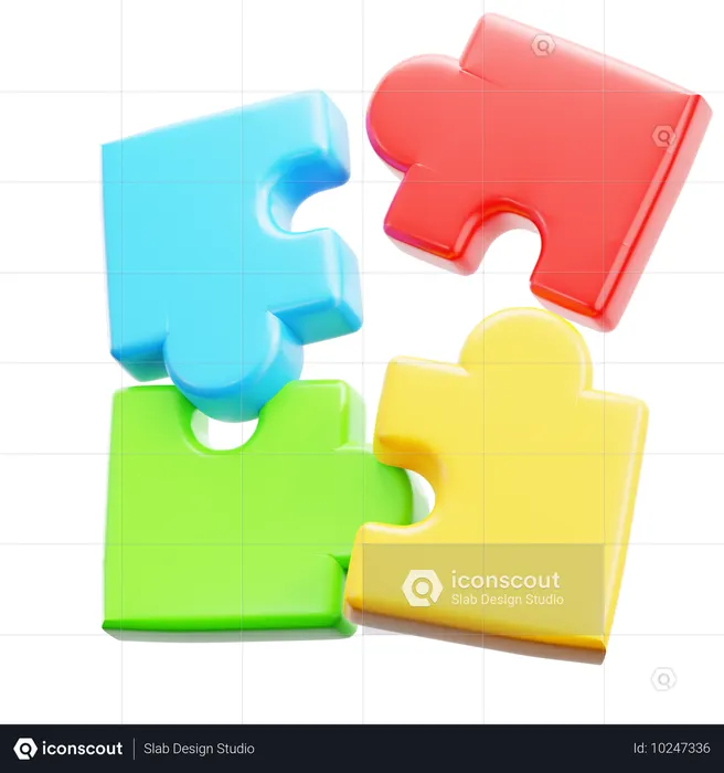 Jigsaw Puzzle  3D Icon