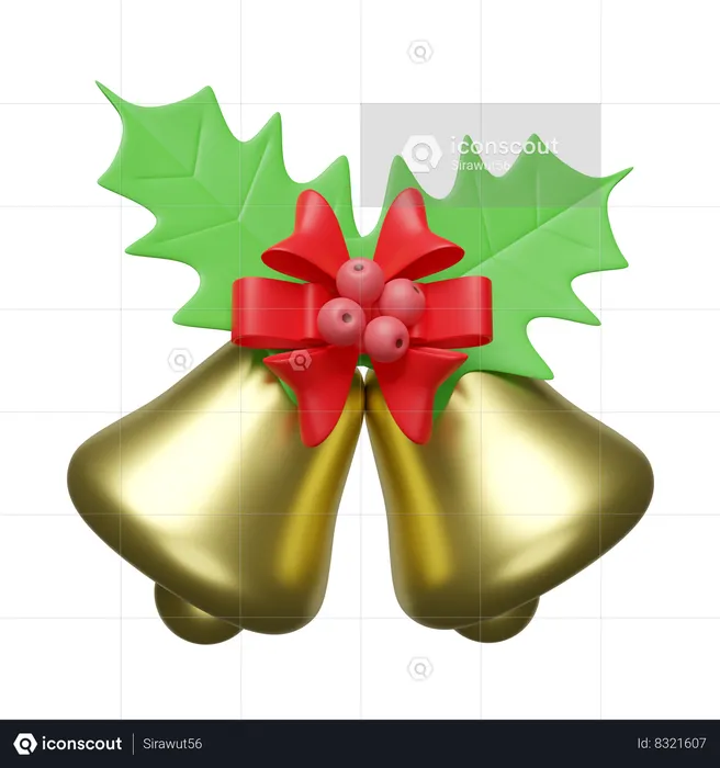 Jingle Bell  3D Illustration