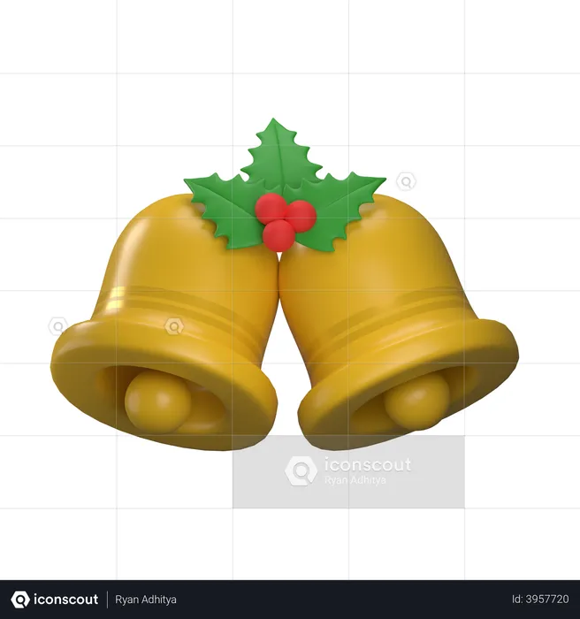 Jingle Bells  3D Illustration