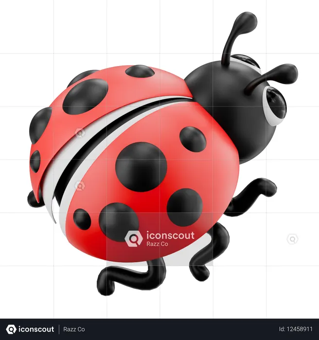 Joaninha  3D Icon