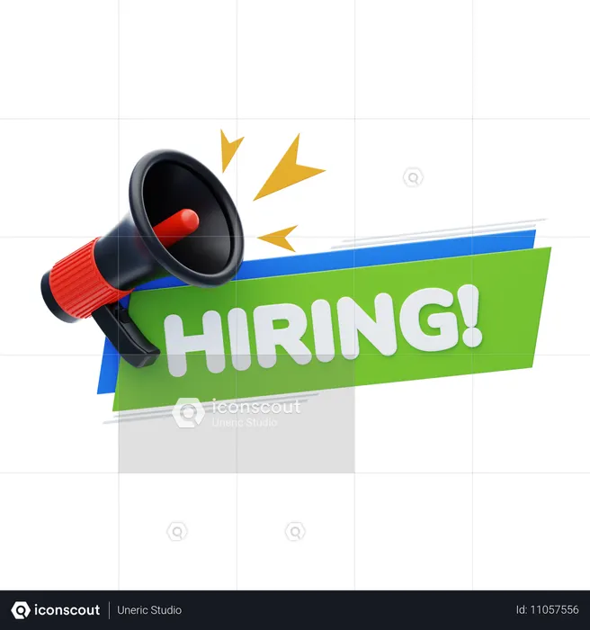 Job Announcement  3D Icon