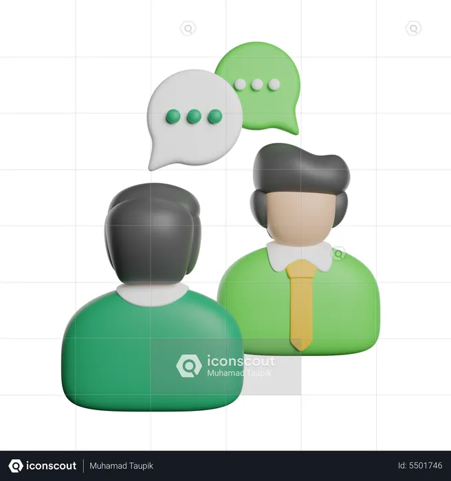 Job Interview  3D Icon