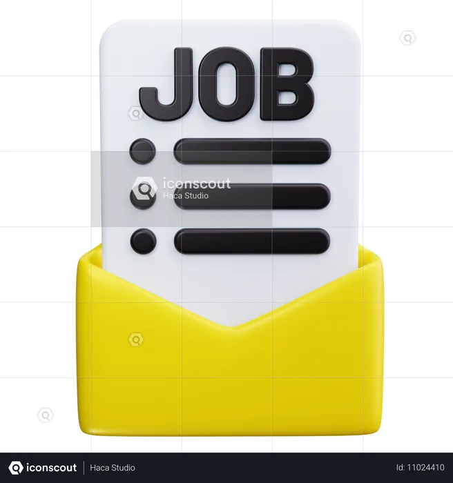 Job Offer  3D Icon