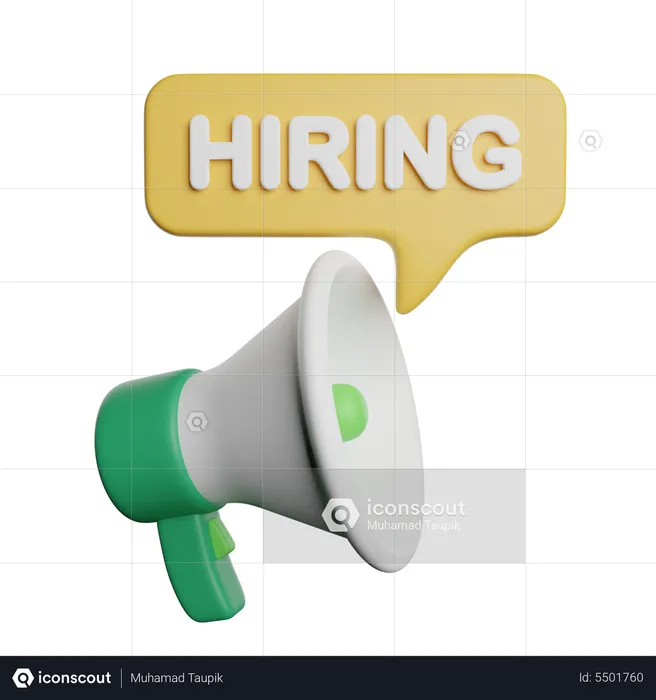 Job Vacancy  3D Icon