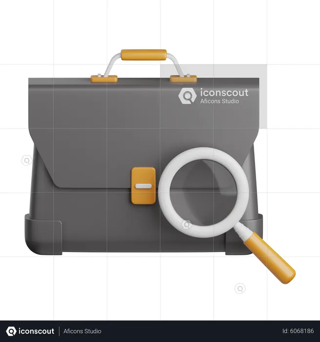 Stellensuche  3D Icon