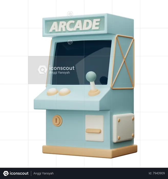 Jogo de arcade  3D Icon