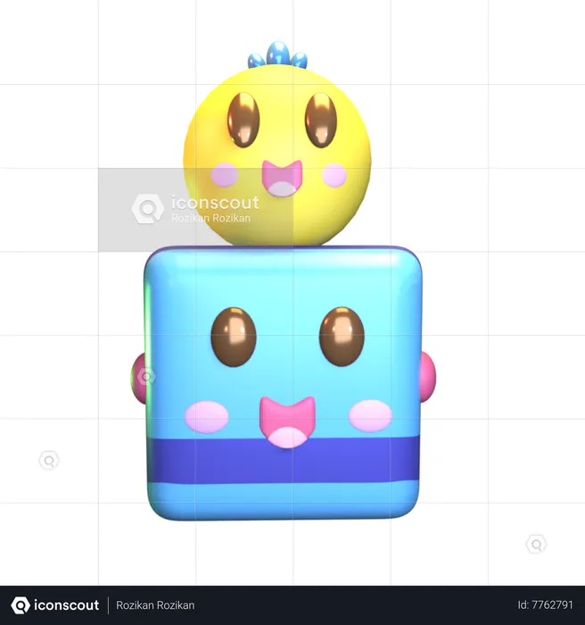 Emoticon de jogo  3D Icon