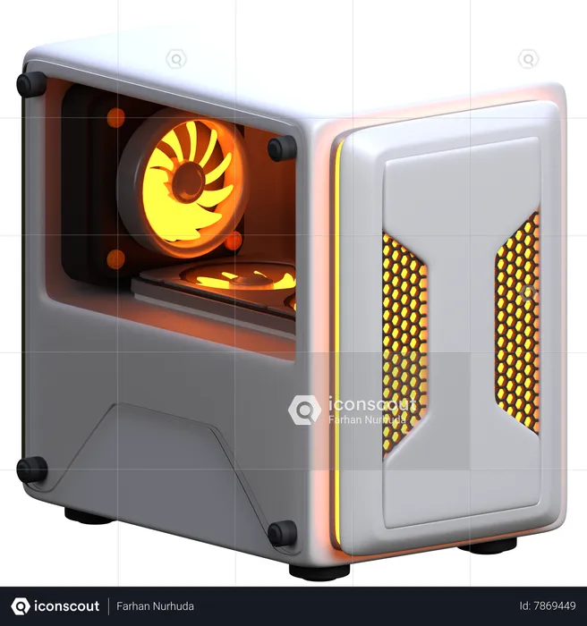 PC para jogos  3D Icon