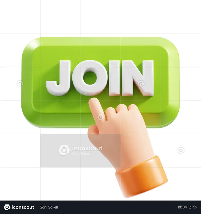 Join  3D Icon