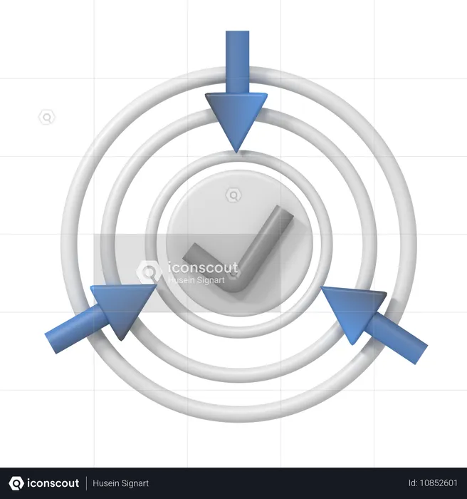 統合チェックリストにオンラインで参加する  3D Icon