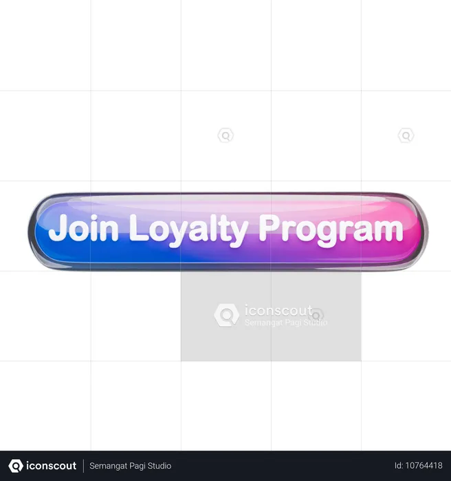 Join Our Loyalty Program  3D Icon