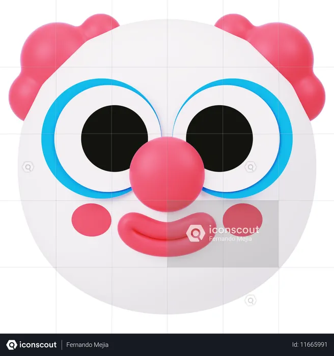 Joker Emoji 3D Icon