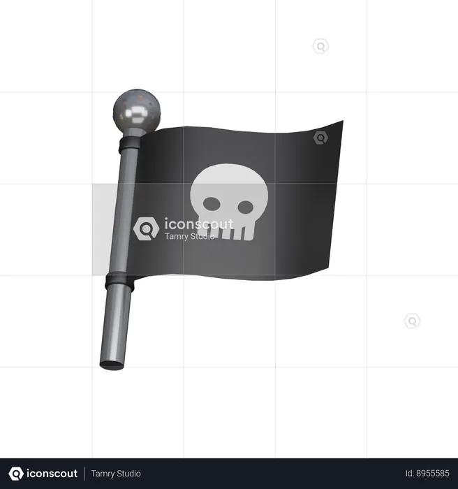 Jolly Roger  3D Icon