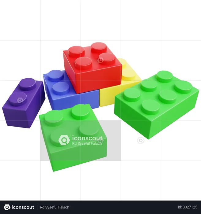 Jouet lego  3D Icon