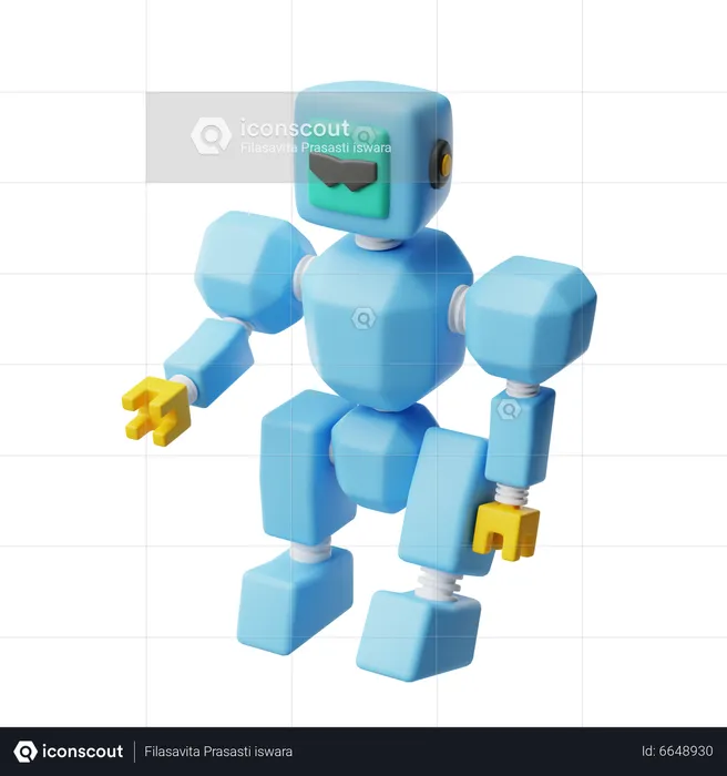 Robot jouet  3D Icon