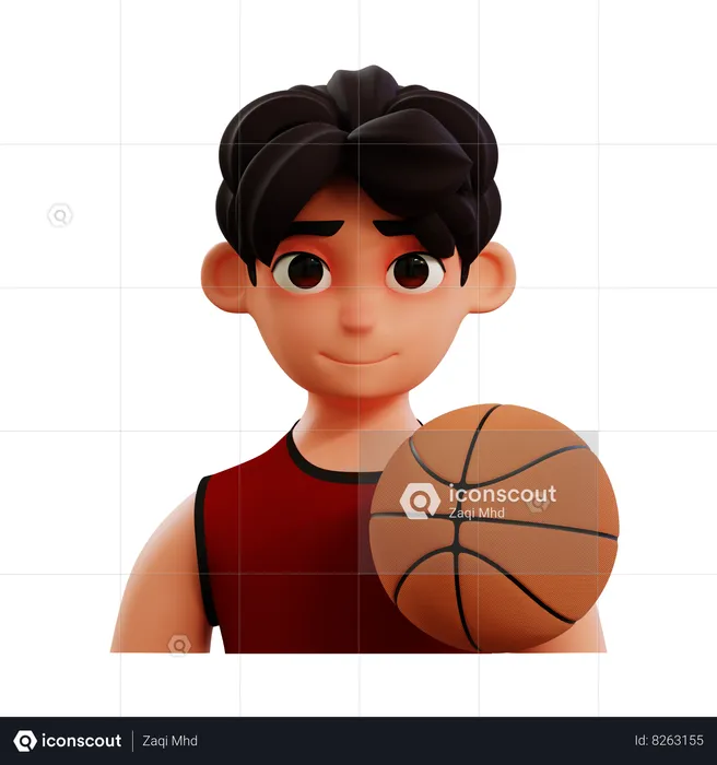 Joueur de basketball  3D Icon