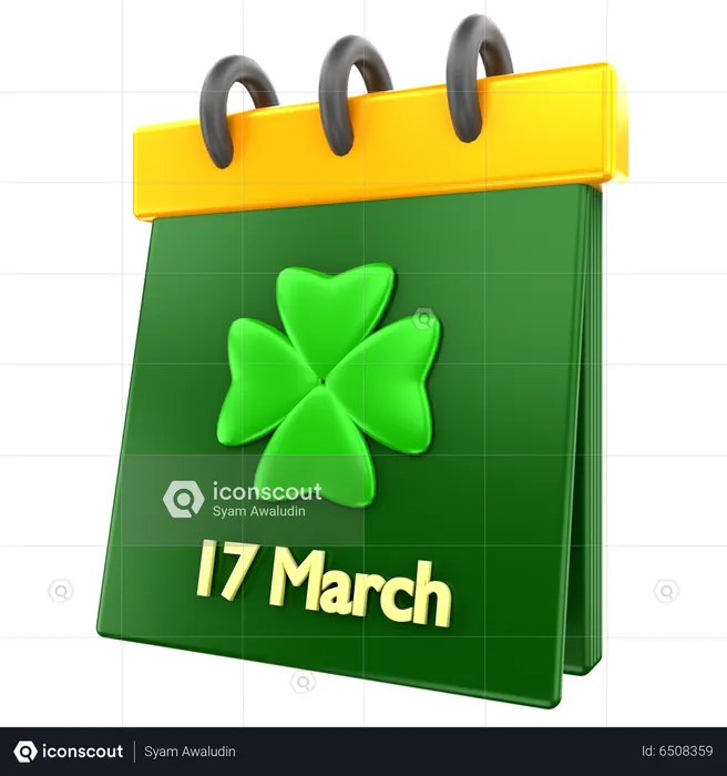 Fête de la Saint-Patrick  3D Icon