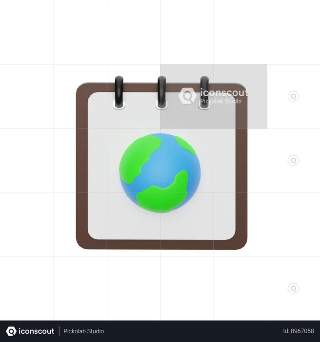 Jour de la Terre  3D Icon