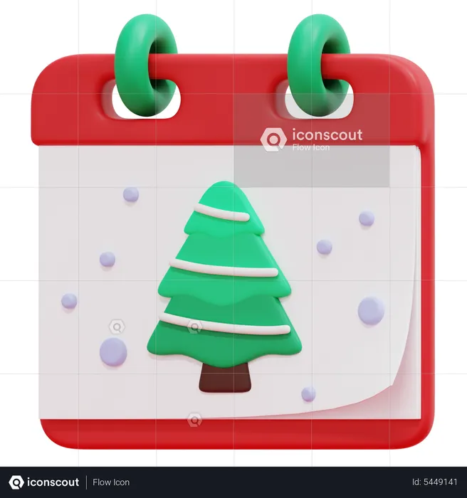 Le jour de Noël  3D Icon