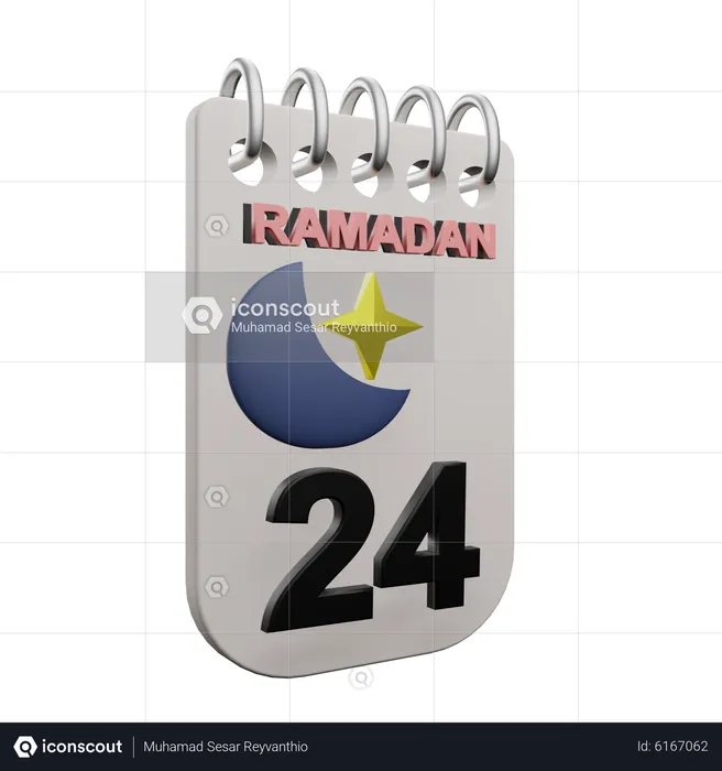 Jour de ramadan 24  3D Icon