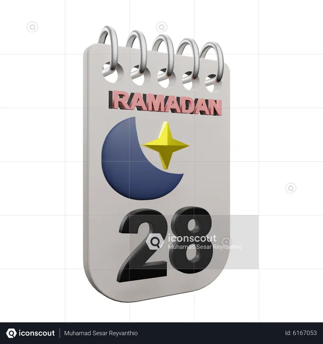 Jour du ramadan 28  3D Icon