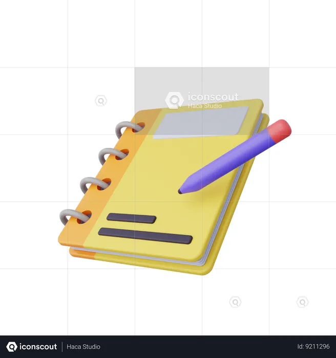 Journal  3D Icon