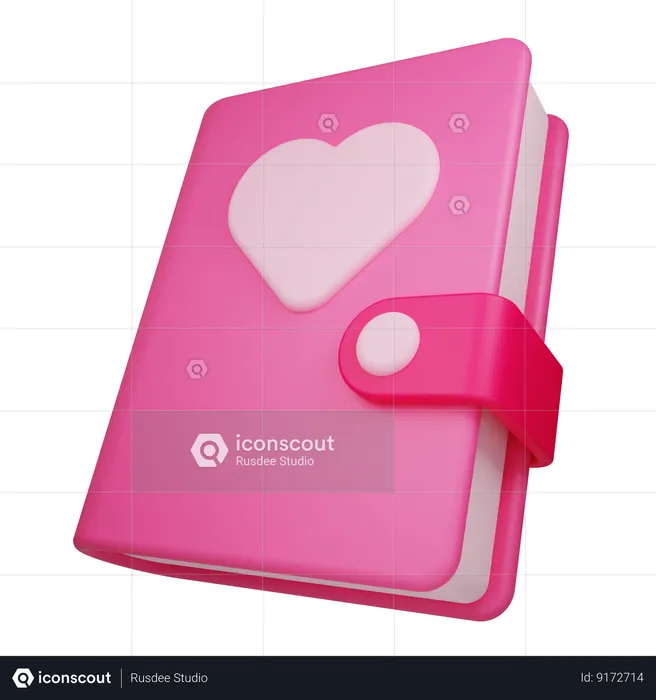 Journal d'amour  3D Icon