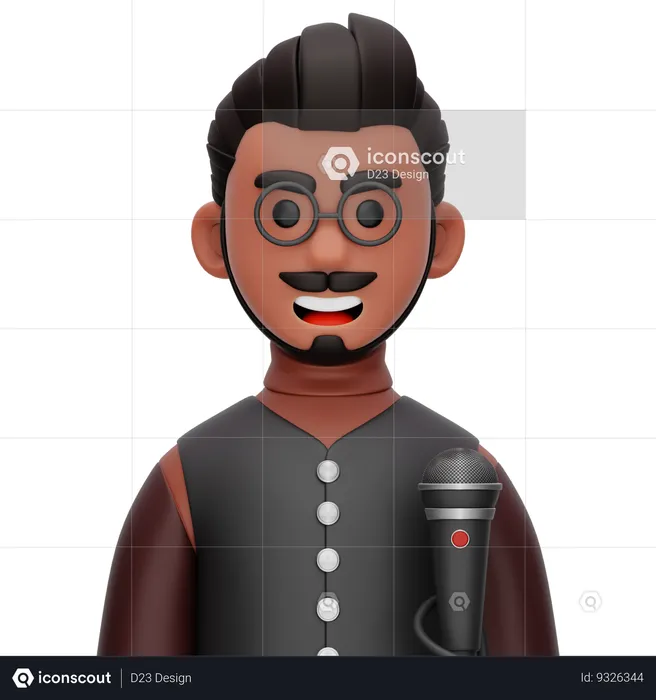 Journalist  3D Icon