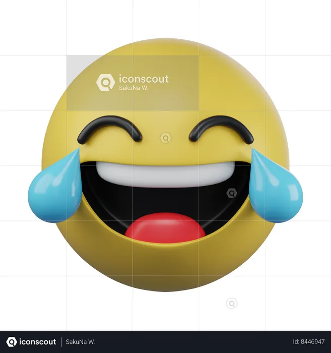 Joy Emoji Emoji 3D Icon