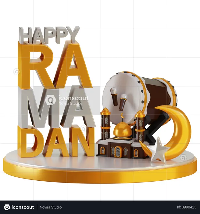 Joyeux Ramadan  3D Icon