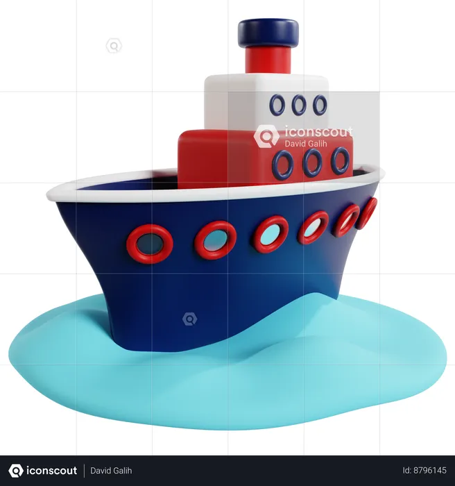 Joyful Cruise Adventure  3D Icon