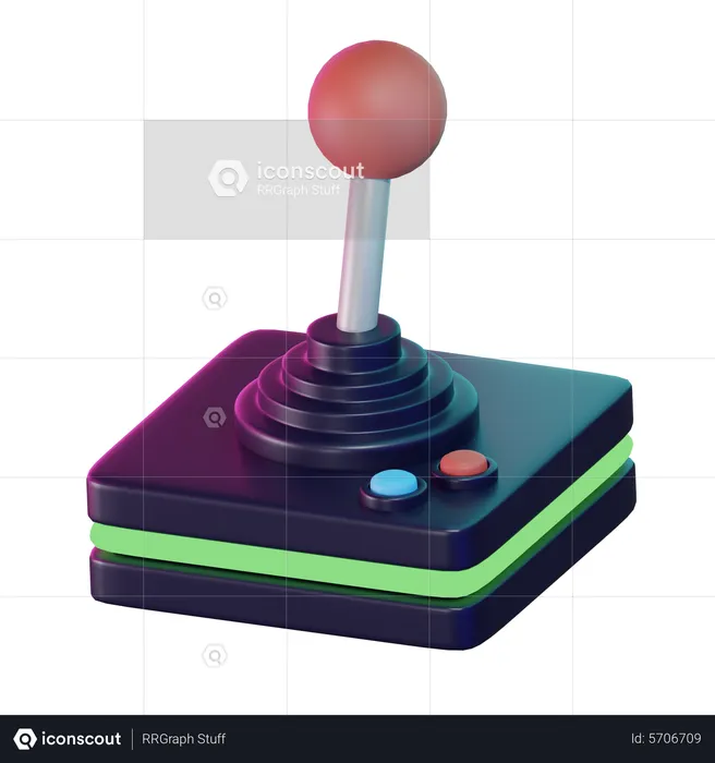 Joystick  3D Icon