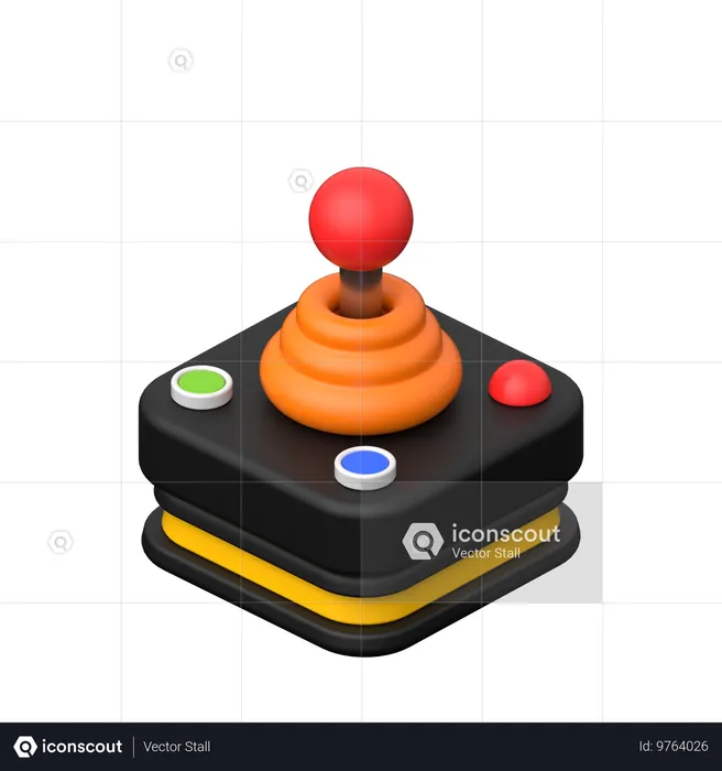 Joystick  3D Icon