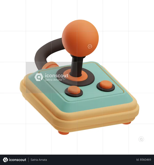 Joystick  3D Icon