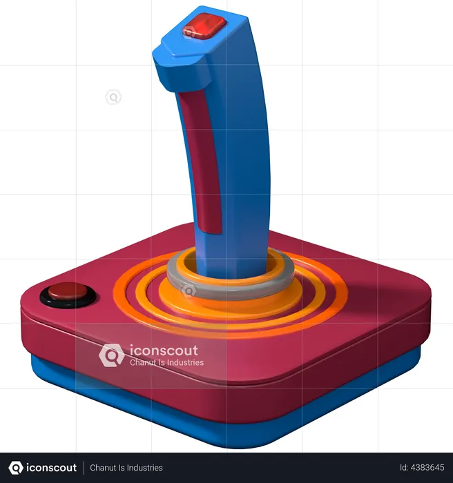 Joystick  3D Illustration