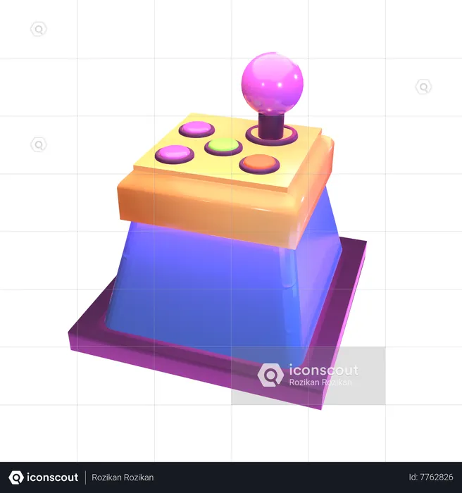 Joystick  3D Icon