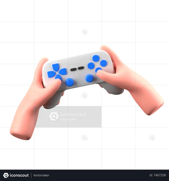 Main tenant le joystick  3D Icon