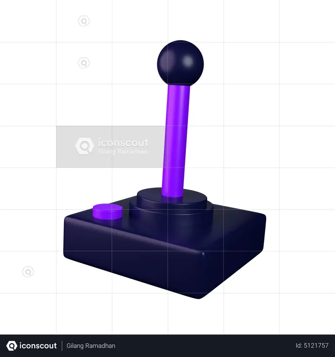 Joystick retro  3D Icon