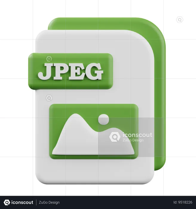 JPEG  3D Icon