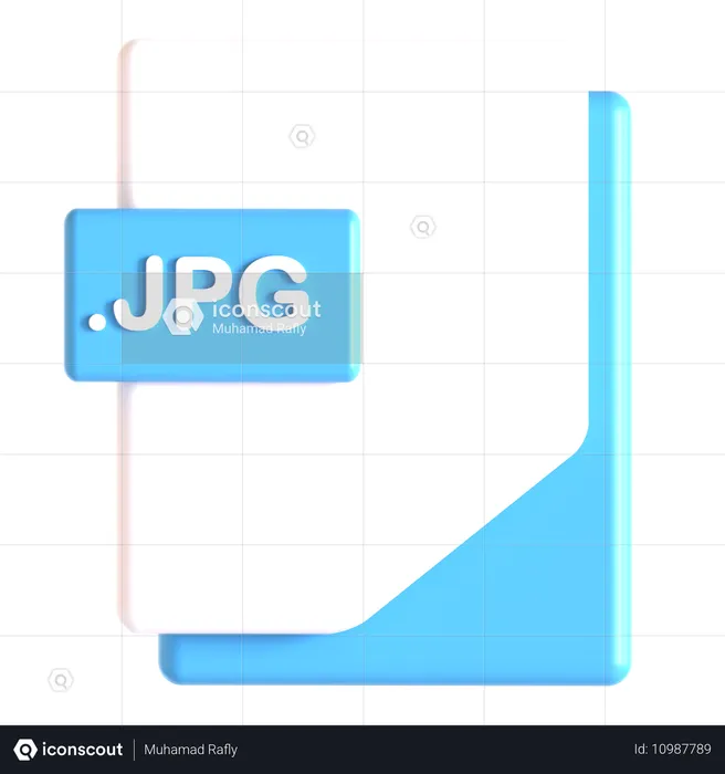 Extensão jpg  3D Icon