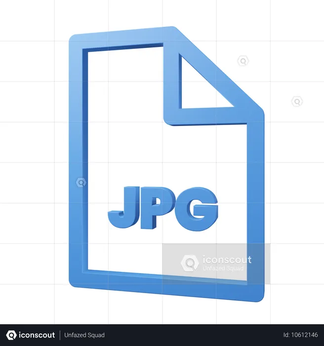 Jpg file  3D Icon