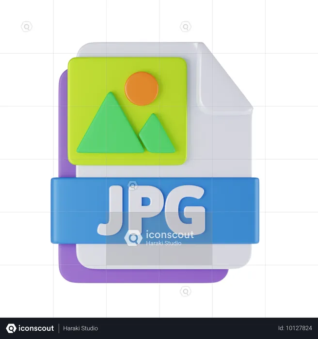 JPG File  3D Icon